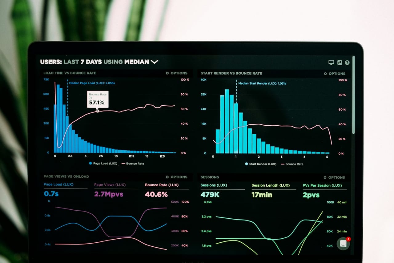 An automated workflow moving data between business systems
